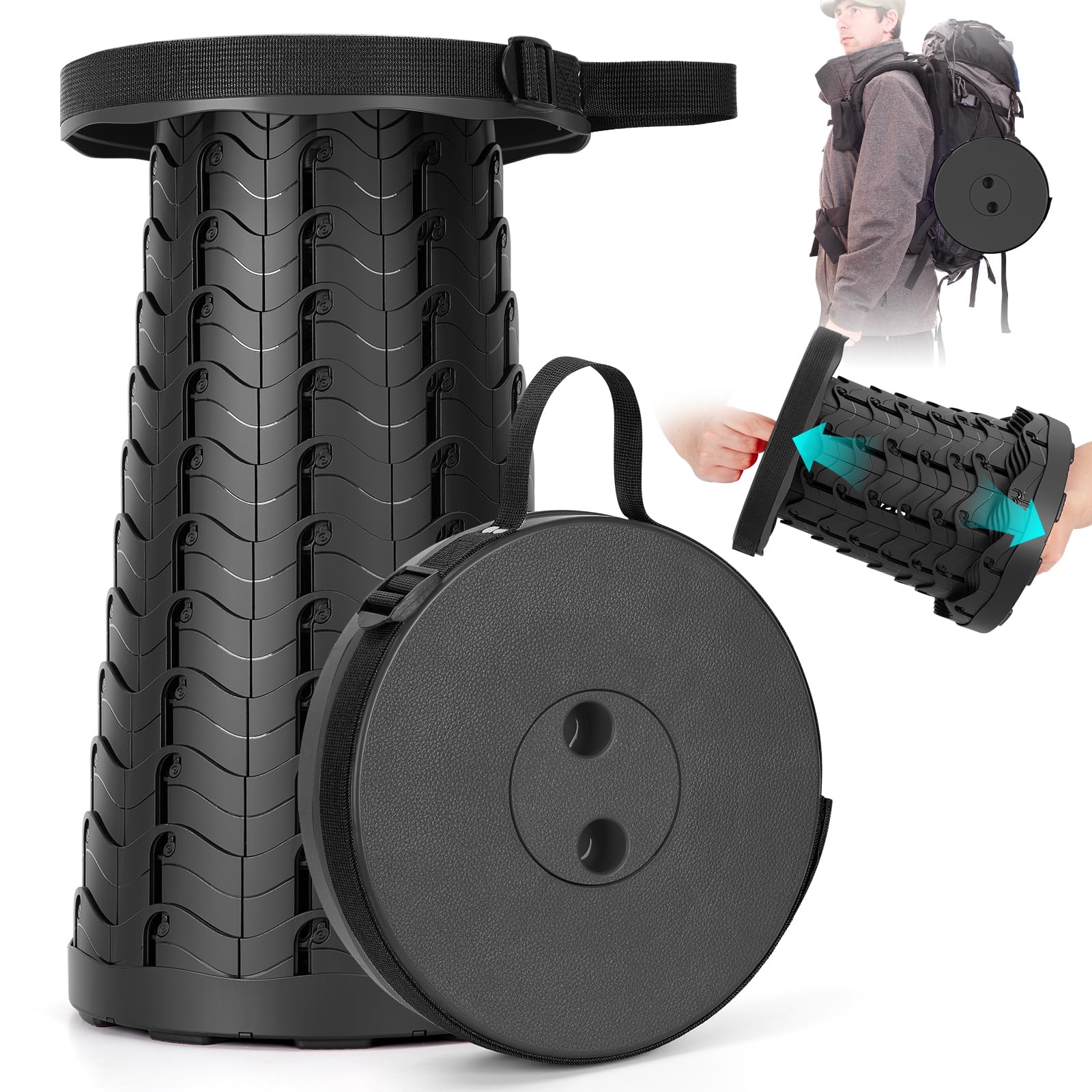 Outdoor Furniture Diy Plans - Convenient Foldable Telescopic Stool With Adjustable