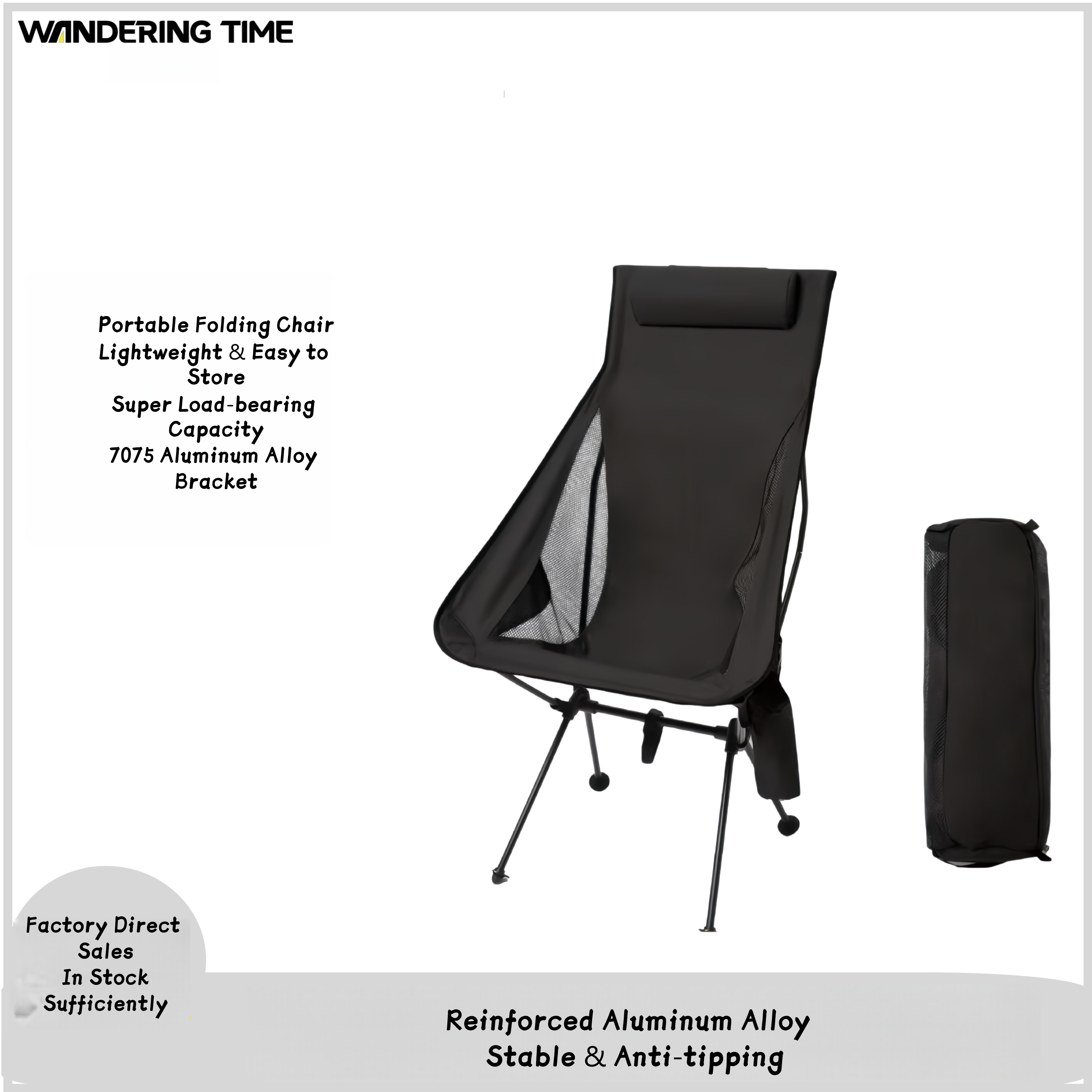 Outdoor Furniture Diy Plans - WANDERING TIME Ultralight Aluminum Alloy Folding