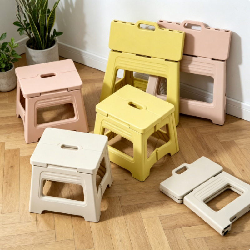 Outdoor Furniture Diy Plans - Portable Integrated Folding Stool Thickened Lightweight