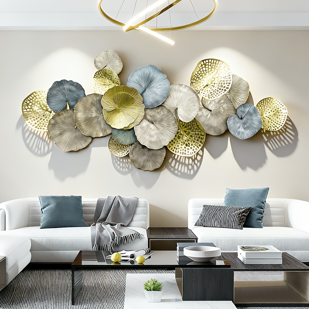 Outdoor Furniture Iron - Large Metal Wall Art Decor 52.4