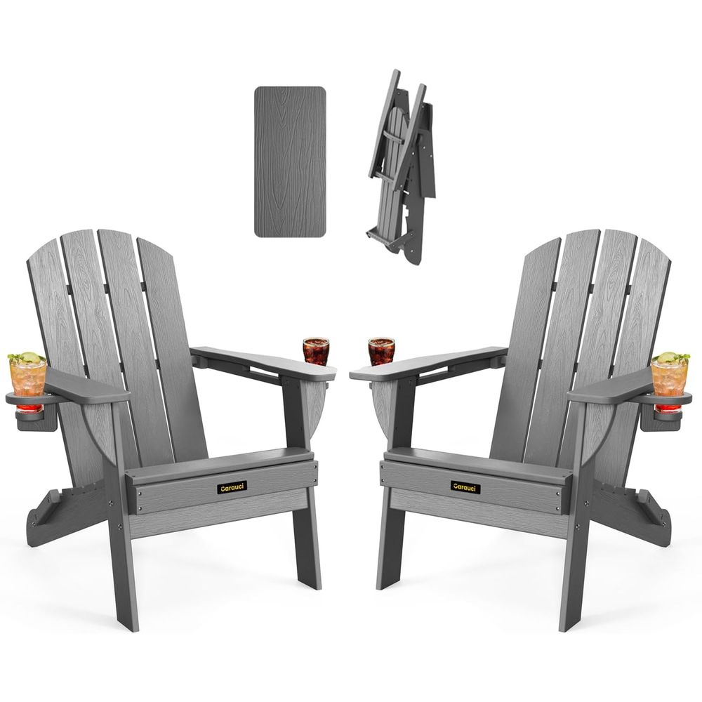 Adirondack Chair Wood - Folding Adirondack Chair Set of 2,