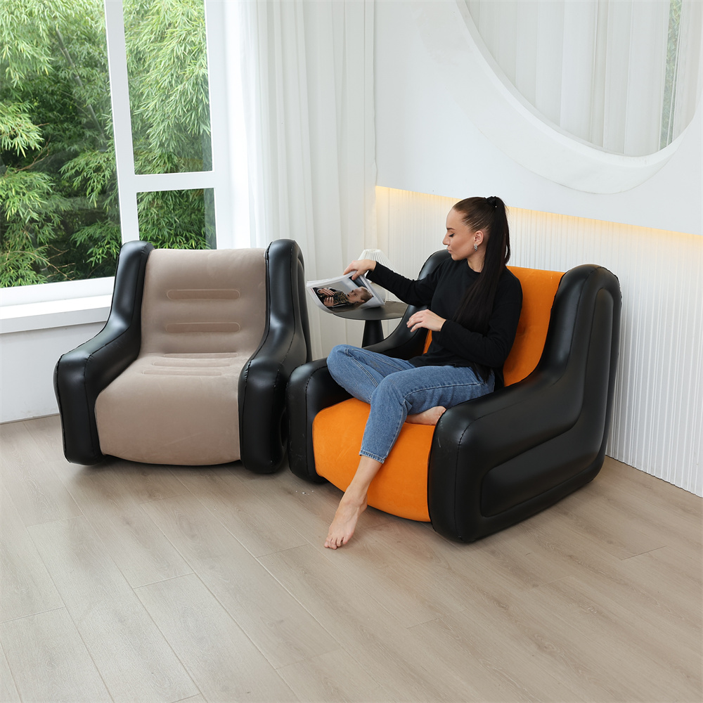 Outdoor Daybed Furniture - Folding Lazy Sofa,Inflatable Lounge Chair Thickened