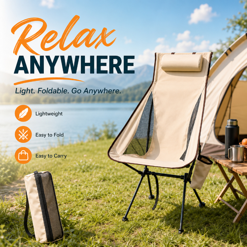 Outdoor Furniture Diy Plans - Westtune Portable Folding Camping Chair with