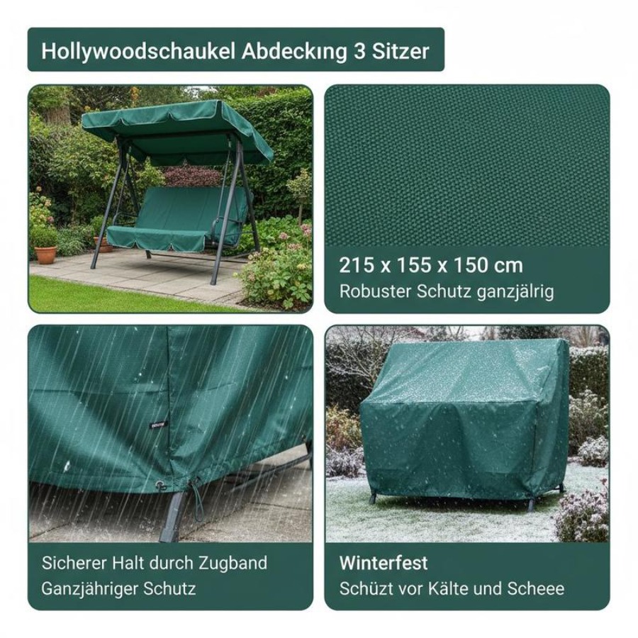 Patio 3 Seater Swing Chair Ben - đánh giá và giá Outdoor Furniture Cover