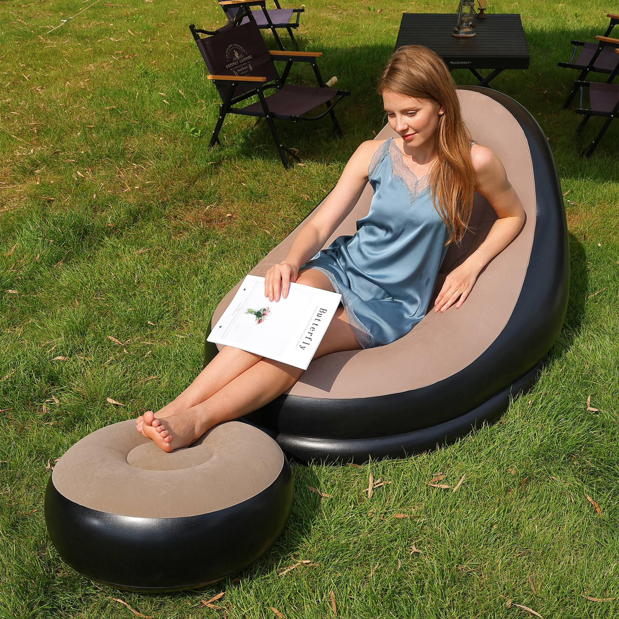 Lazy Couch Sofas Inflatable Ch - đánh giá và giá Outdoor Daybed Furniture