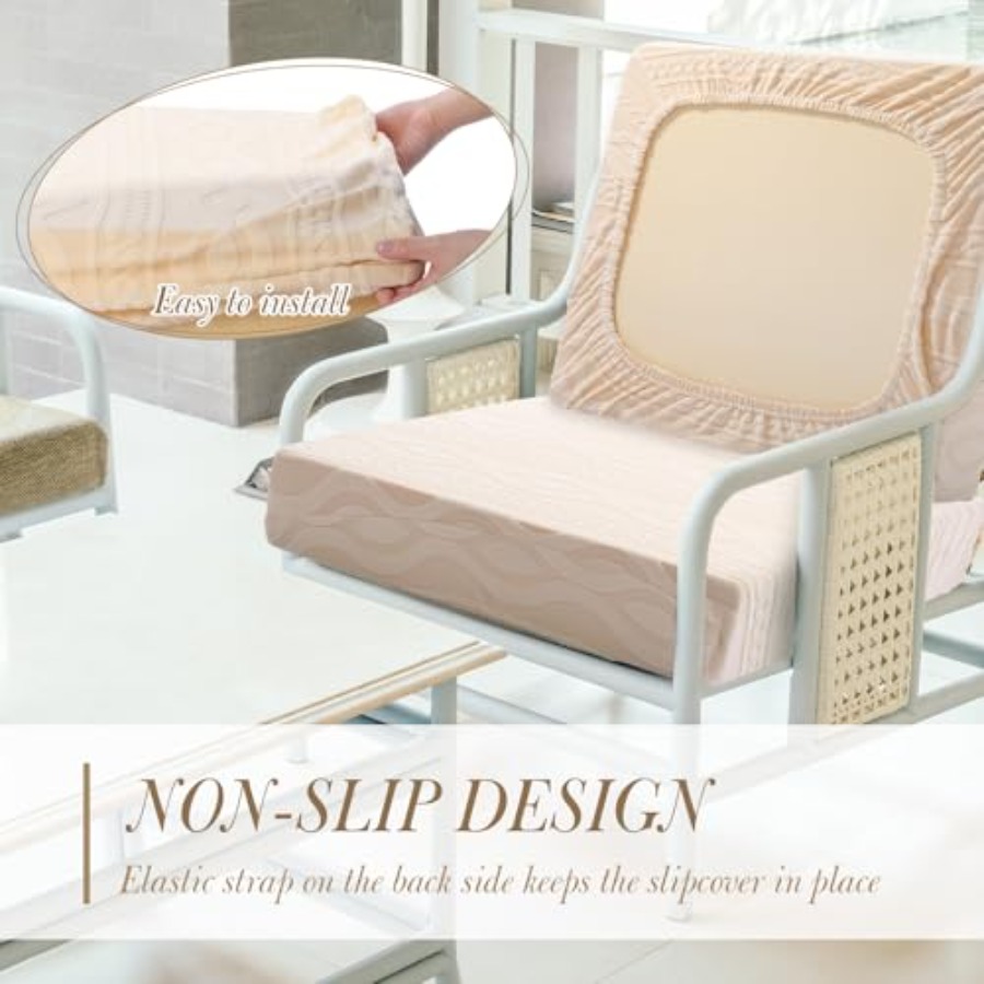 8Pcs Stretch Patio Cushion Cov - đánh giá và giá Outdoor Furniture With Covers