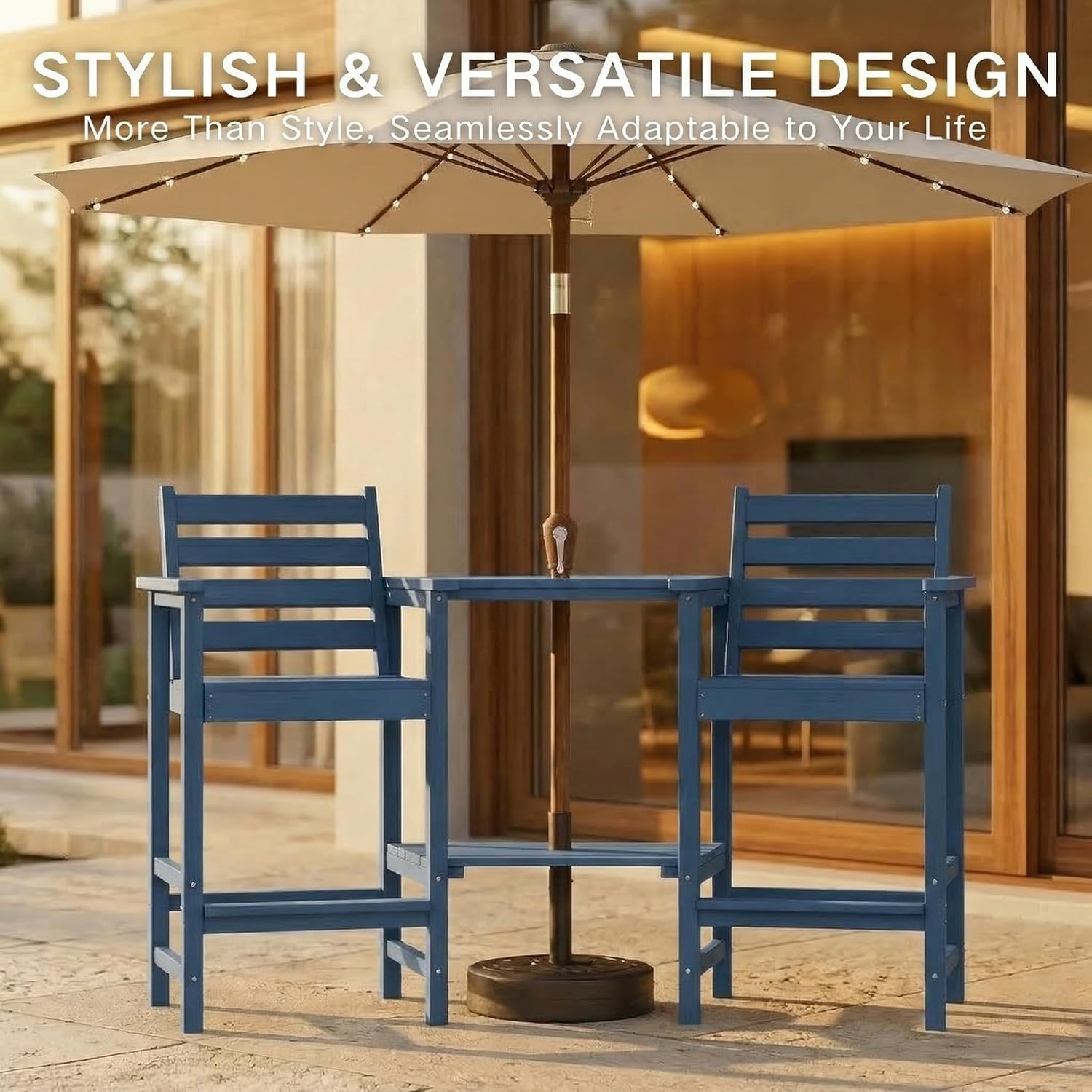 Tall Adirondack Chair HDPE Bar - đánh giá và giá Adirondack Chair Wood