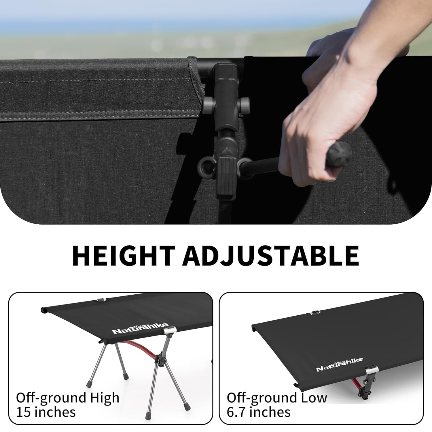 Naturehike Folding Camping Cot - đánh giá và giá Outdoor Daybed Furniture