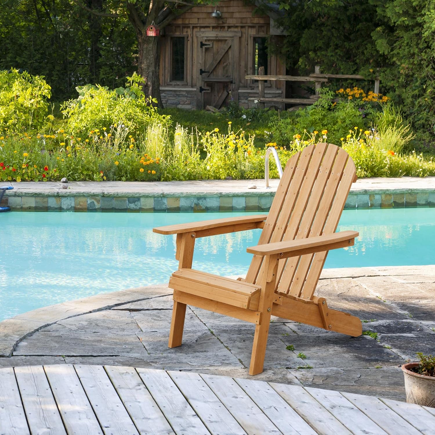 Folding Adirondack Chair Set o - đánh giá và giá Adirondack Chair Wood