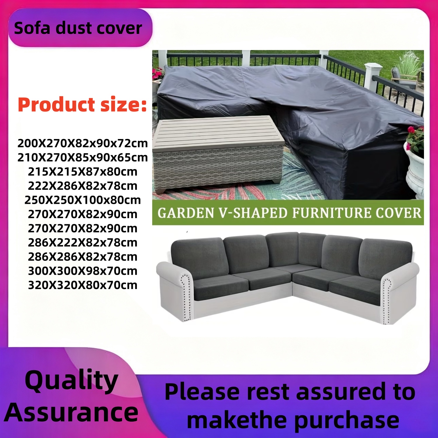 eavy-Duty Outdoor V-Shaped Fur - đánh giá và giá Outdoor Furniture Cover