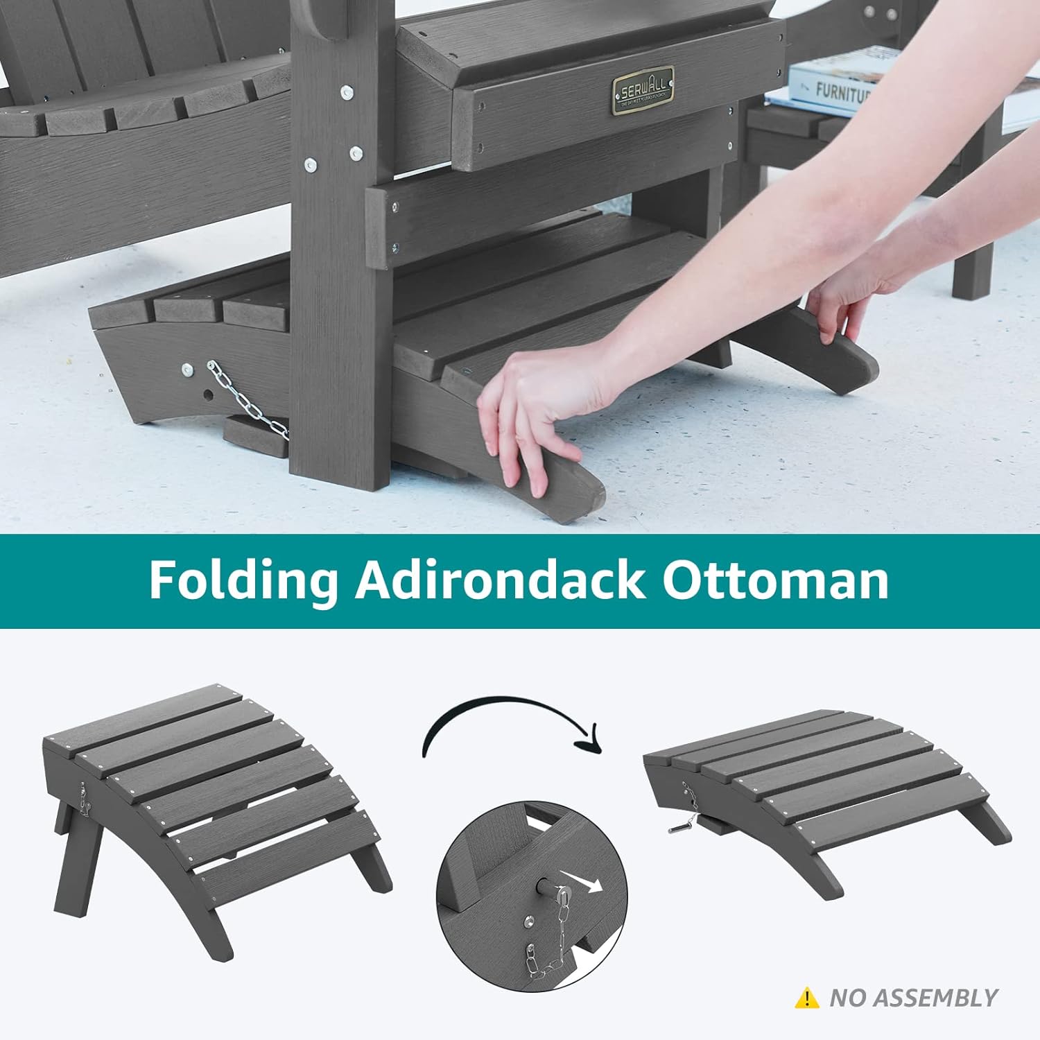 Folding Adirondack Chair & Foo - đánh giá và giá Adirondack Chair Wood