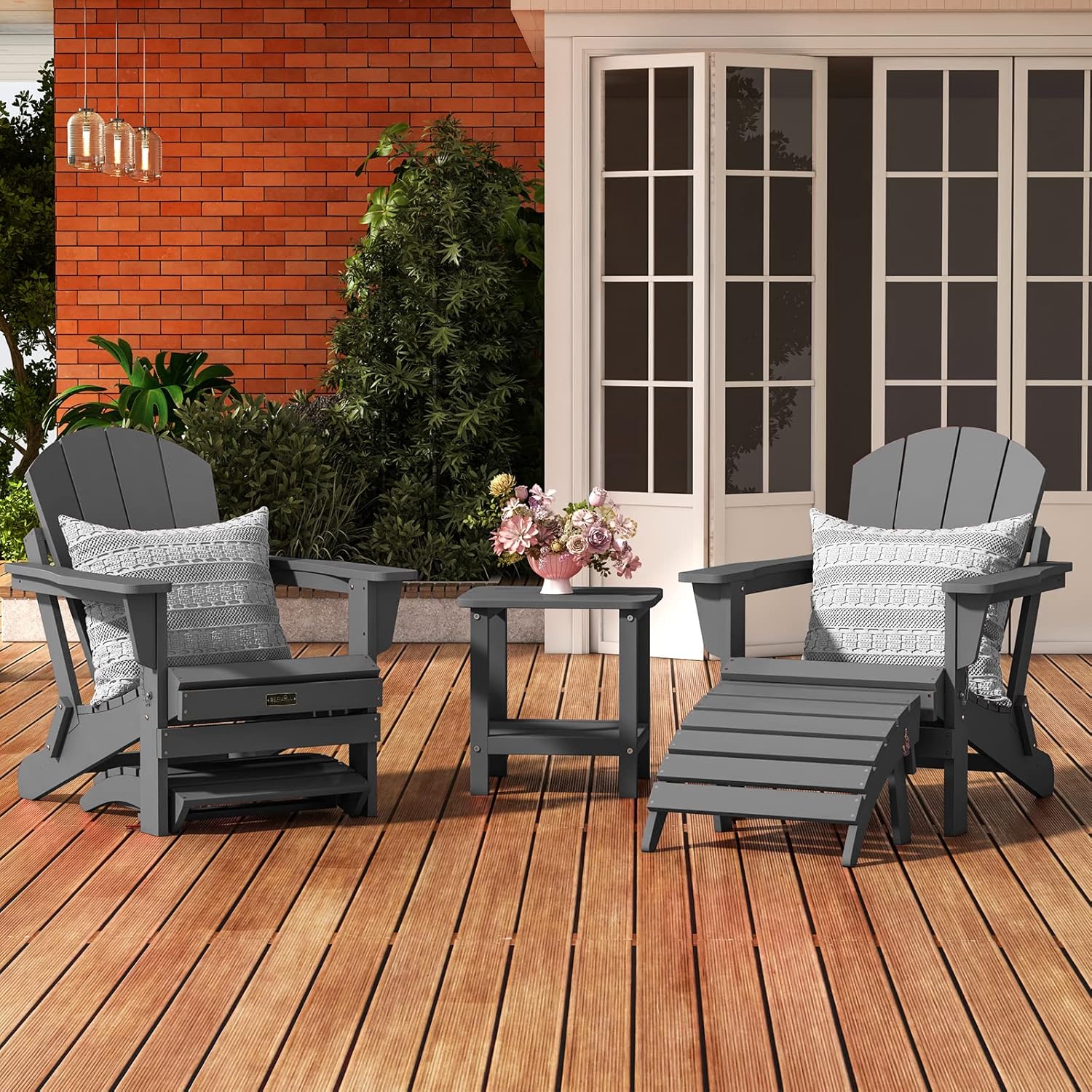 Folding Adirondack Chair & Foo - đánh giá và giá Adirondack Chair Wood
