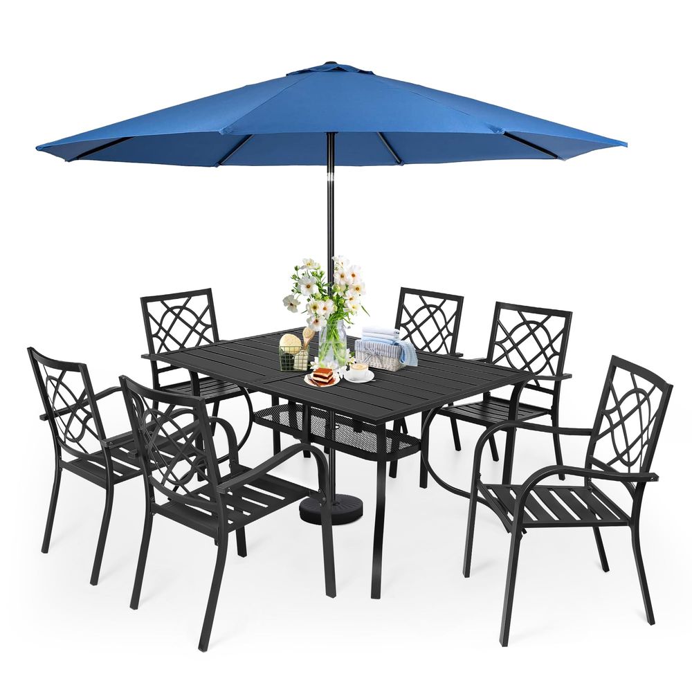8Piece Outdoor Wrought Iron Ch - đánh giá và giá Outdoor Furniture Iron