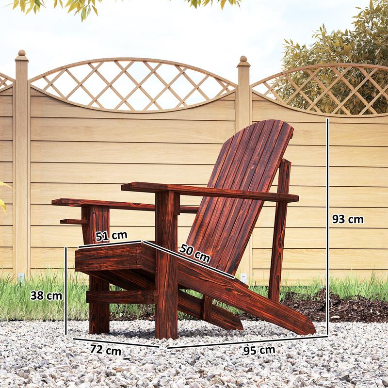 Adirondack garden chair with c - đánh giá và giá Adirondack Chair Wood