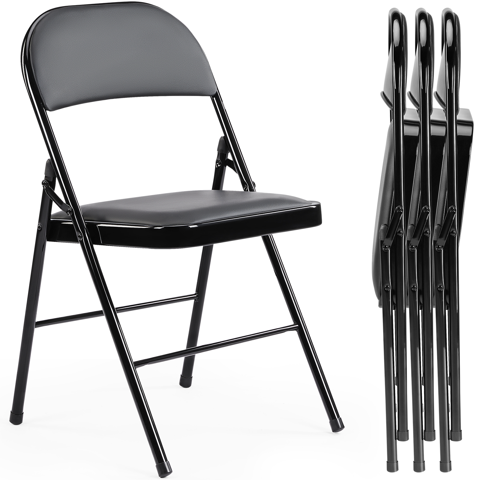 JHK Leather Padded Folding Cha - đánh giá và giá Outdoor Furniture Diy Plans