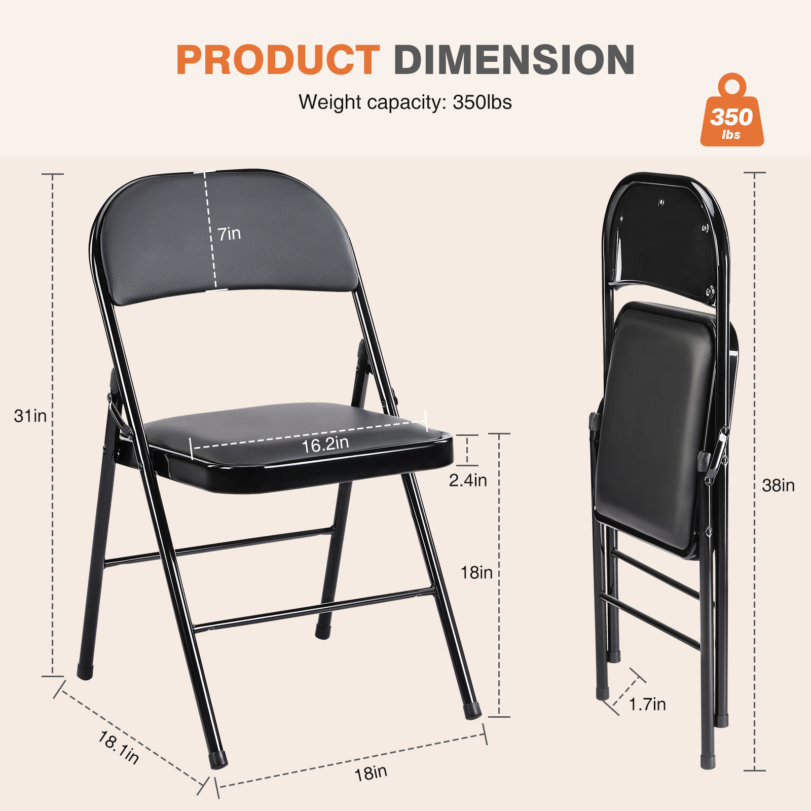 JHK Leather Padded Folding Cha - đánh giá và giá Outdoor Furniture Diy Plans