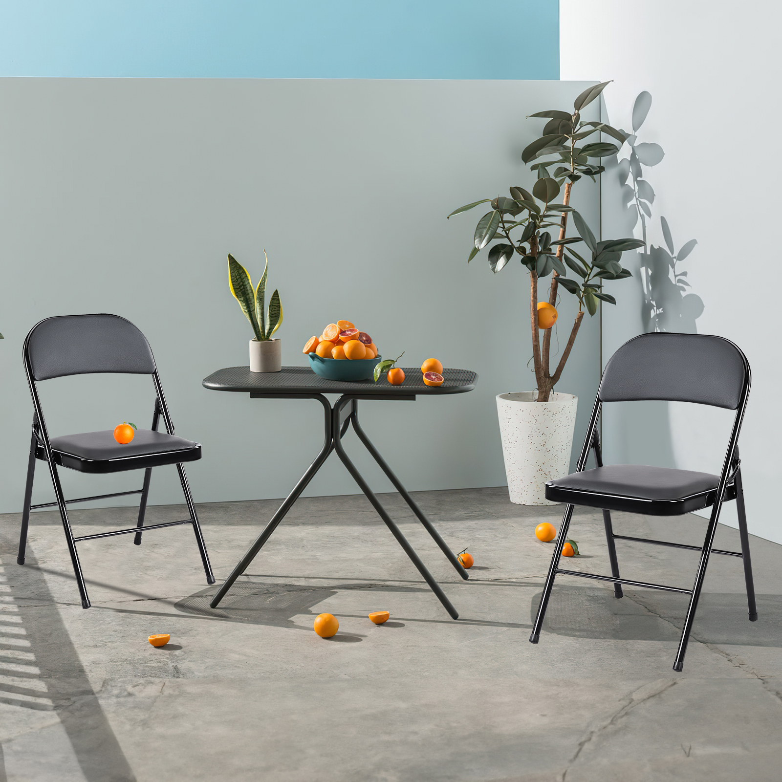 JHK Leather Padded Folding Cha - đánh giá và giá Outdoor Furniture Diy Plans