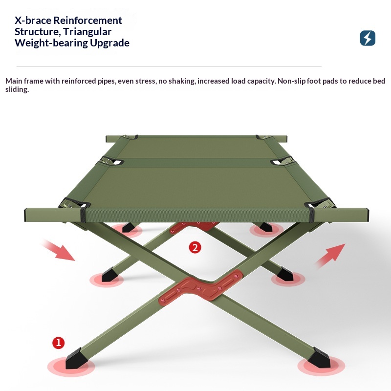 Folding Camping Cot Portable A - đánh giá và giá Outdoor Daybed Furniture