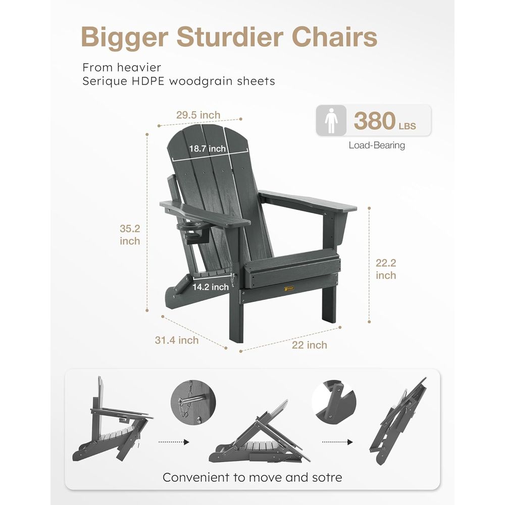 Weather-Resistant Outdoor Adir - đánh giá và giá Adirondack Chair Wood