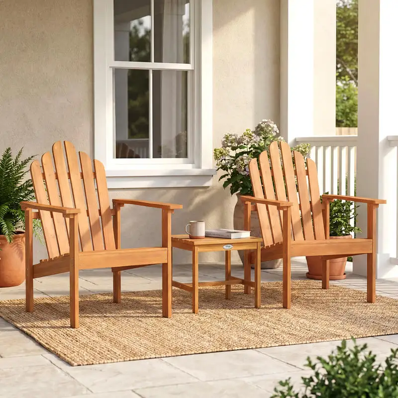 Stackable Adirondack Chair Set - đánh giá và giá Adirondack Chair Wood