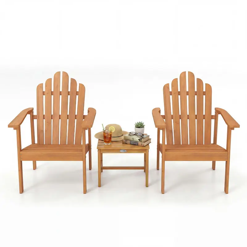 Stackable Adirondack Chair Set - đánh giá và giá Adirondack Chair Wood