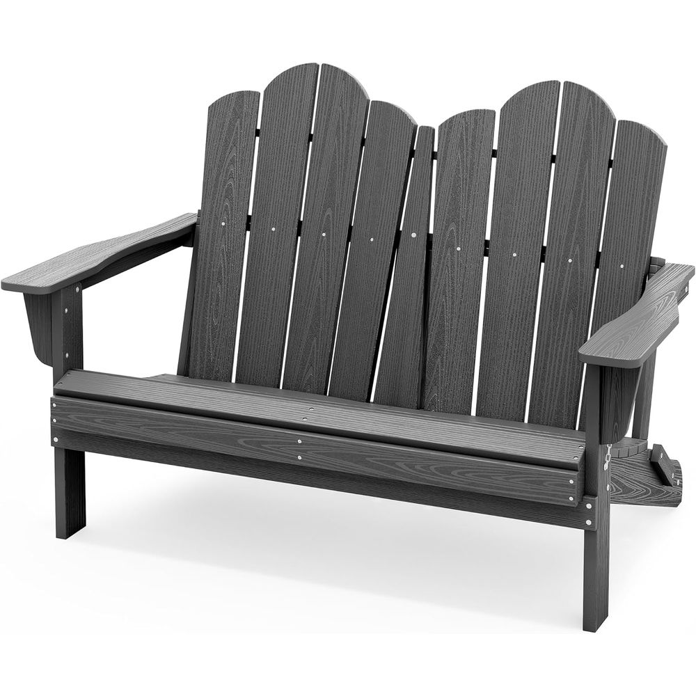 All-Weather HDPE Loveseat and  - đánh giá và giá Adirondack Chair Wood