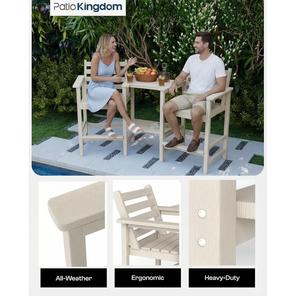 Outdoor HDPE Adirondack Style  - đánh giá và giá Adirondack Chair Wood